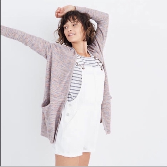 Madewell Sweaters - Madewell Marled Summer Cardigan Size Large Long